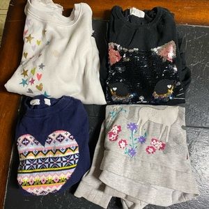 4 girls size 6 sweaters